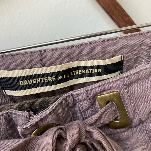 Anthropologie Daughters of the Liberation Purple Canvas Skirt - Picture 4 of 5